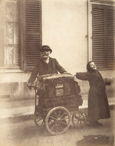 Organ-Grinder by Eugène Atget